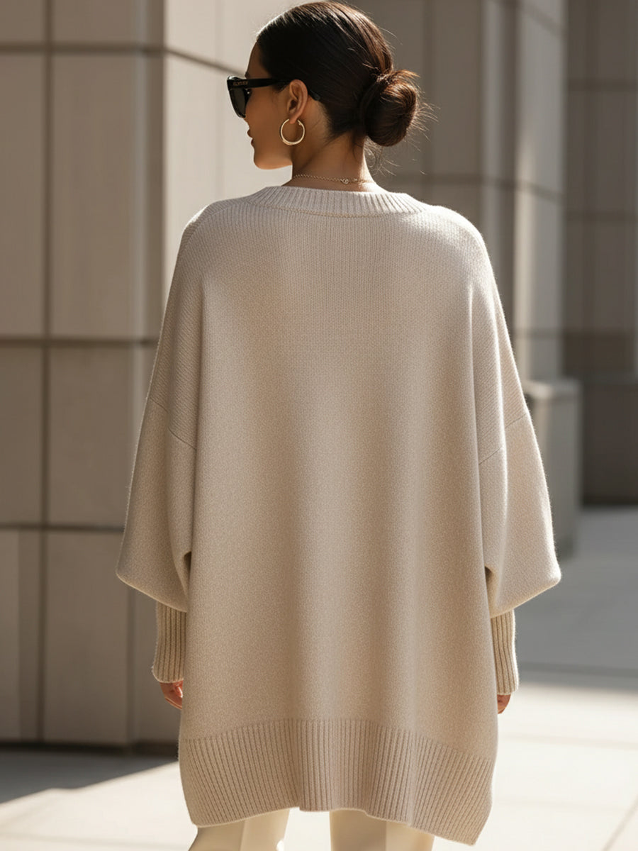 Amelia | Oversized Poncho Sweater