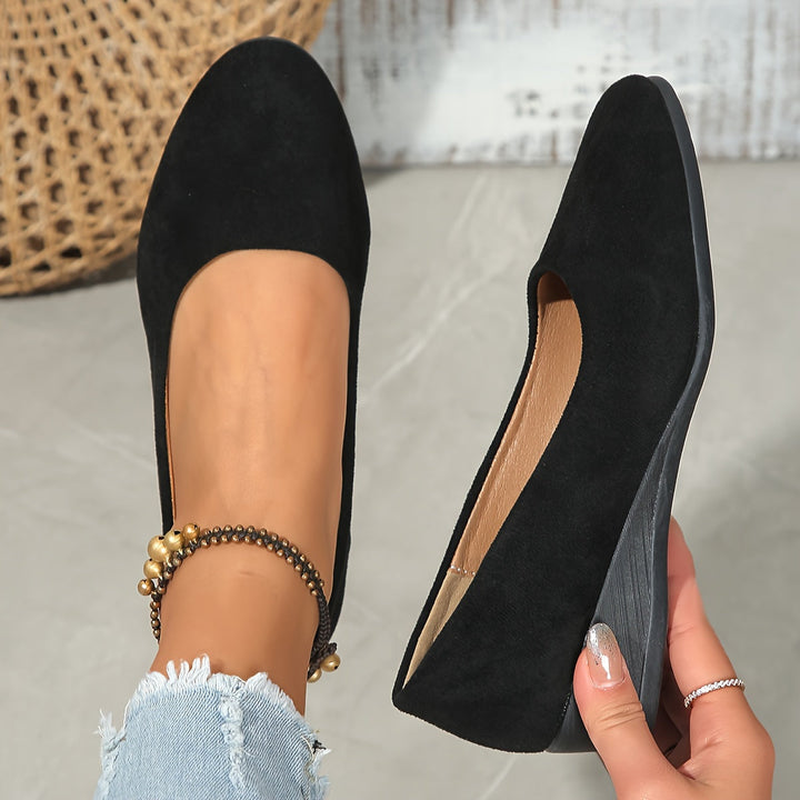 Zoe™ – Comfortable ballerina flats with wedge heels